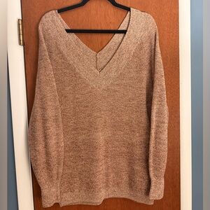 Maurices Warm Brown V-Neck Sweater